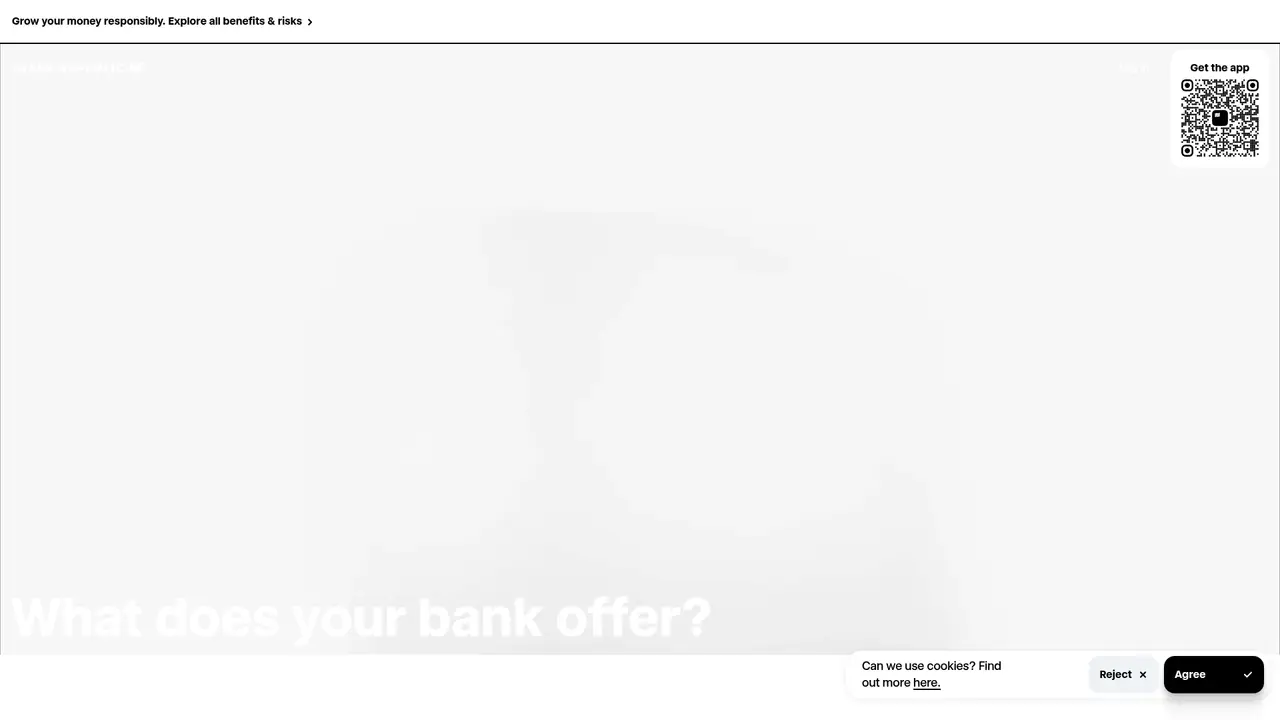 Trade Republic official website screenshot